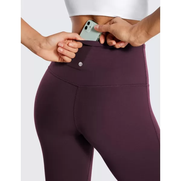 CRZ YOGA Womens Butterluxe High Waist Flare Pants 305  32  Wide Leg Bootcut Yoga Pants with Pocket Soft Lounge CasualDeep Purple