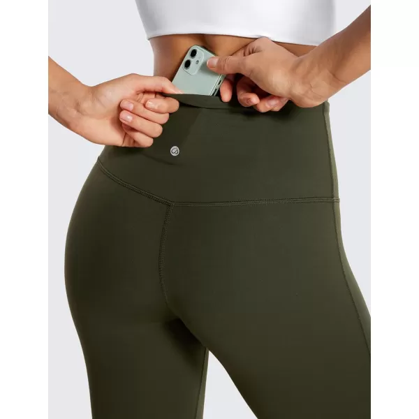 CRZ YOGA Womens Butterluxe High Waist Flare Pants 305  32  Wide Leg Bootcut Yoga Pants with Pocket Soft Lounge CasualOlive Green