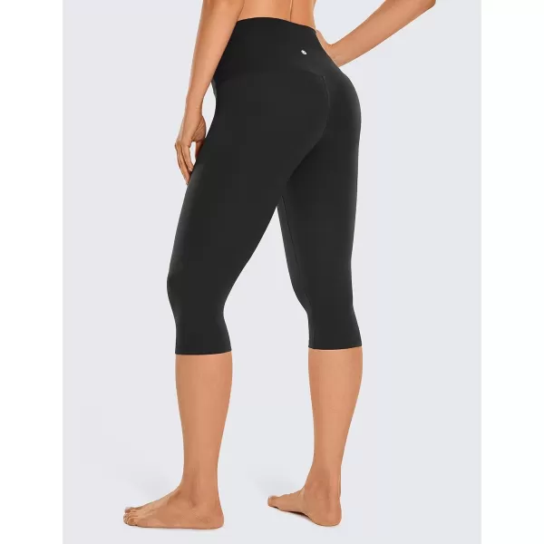 CRZ YOGA Womens Butterluxe High Waisted Capris Workout Leggings 17 Inches  Lounge Leggings Buttery Soft Yoga PantsBlack