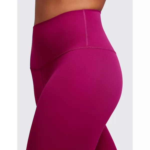 CRZ YOGA Womens Butterluxe High Waisted Capris Workout Leggings 17 Inches  Lounge Leggings Buttery Soft Yoga PantsMagenta Purple