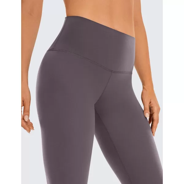 CRZ YOGA Womens Butterluxe High Waisted Capris Workout Leggings 17 Inches  Lounge Leggings Buttery Soft Yoga PantsTornado Grey