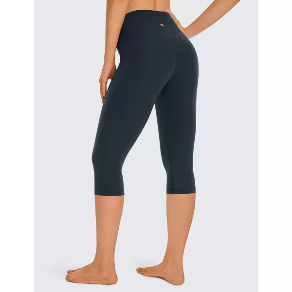 CRZ YOGA Womens Butterluxe High Waisted Capris Workout Leggings 17 Inches  Lounge Leggings Buttery Soft Yoga PantsTrue Navy