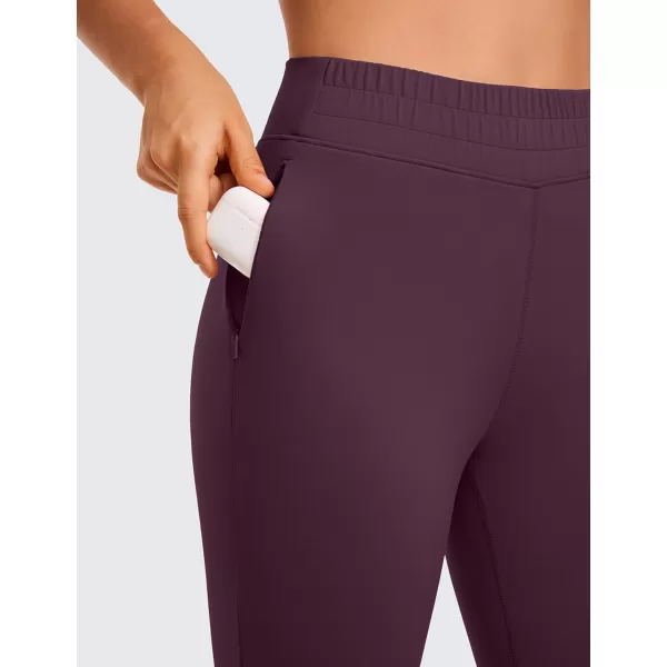 CRZ YOGA Womens Butterluxe High Waisted Joggers 27 Inches  Buttery Soft Lounge Yoga Pants with Pockets Workout LeggingsDeep Purple