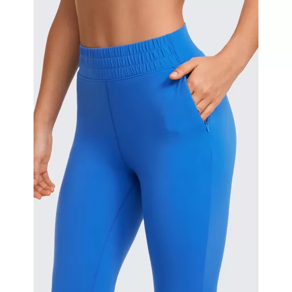 CRZ YOGA Womens Butterluxe High Waisted Joggers 27 Inches  Buttery Soft Lounge Yoga Pants with Pockets Workout LeggingsSparkle Blue