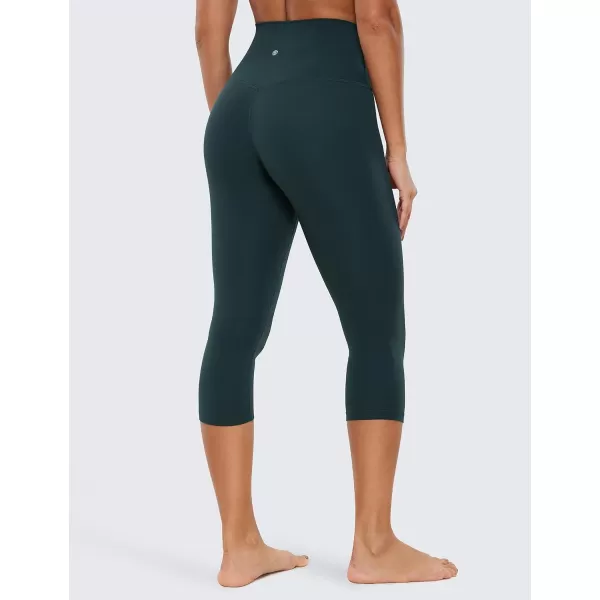 CRZ YOGA Womens Butterluxe High Waisted Lounge Legging 19 Inches  Workout Leggings Buttery Soft Capris Yoga Pants19 inches Forest Dark Green