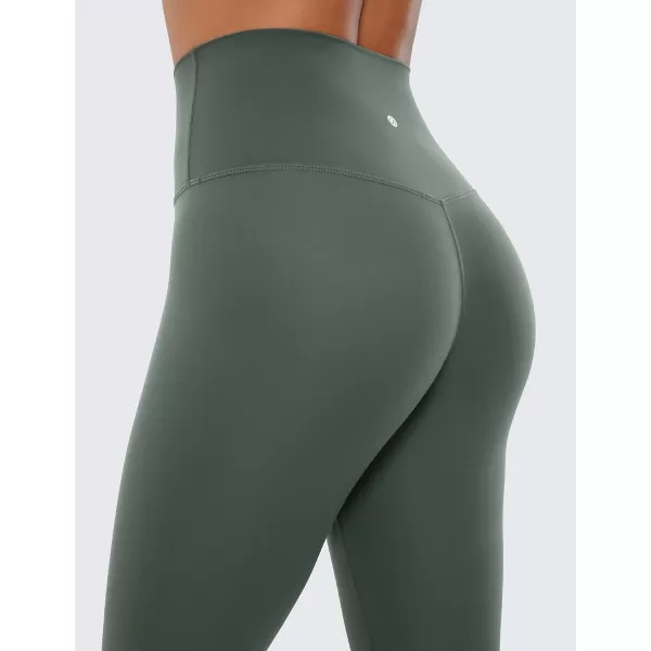 CRZ YOGA Womens Butterluxe High Waisted Lounge Legging 19 Inches  Workout Leggings Buttery Soft Capris Yoga Pants19 inches Grey Sage