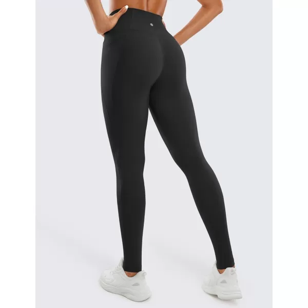CRZ YOGA Womens Butterluxe High Waisted Workout Leggings 31 Inches  Athletic Gym Yoga Pants with Pockets Buttery SoftBlack