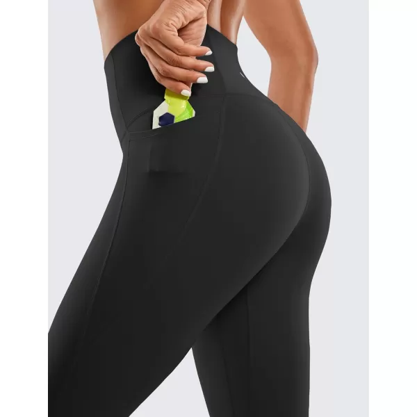 CRZ YOGA Womens Butterluxe High Waisted Workout Leggings 31 Inches  Athletic Gym Yoga Pants with Pockets Buttery SoftBlack