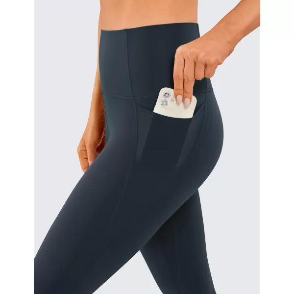 CRZ YOGA Womens Butterluxe High Waisted Workout Leggings 31 Inches  Athletic Gym Yoga Pants with Pockets Buttery SoftTrue Navy