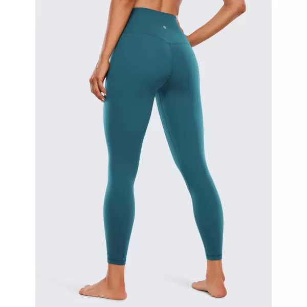 CRZ YOGA Womens Butterluxe High Waisted Yoga Leggings 25  28  Double Seamed Buttery Soft Comfy Athletic Gym Workout PantsBorealis Green