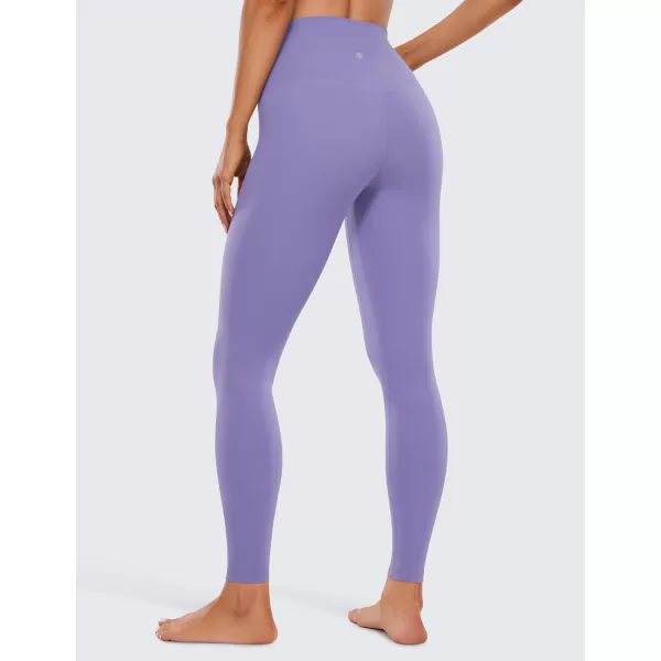 CRZ YOGA Womens Butterluxe High Waisted Yoga Leggings 25  28  Double Seamed Buttery Soft Comfy Athletic Gym Workout PantsDark Lavender Purple