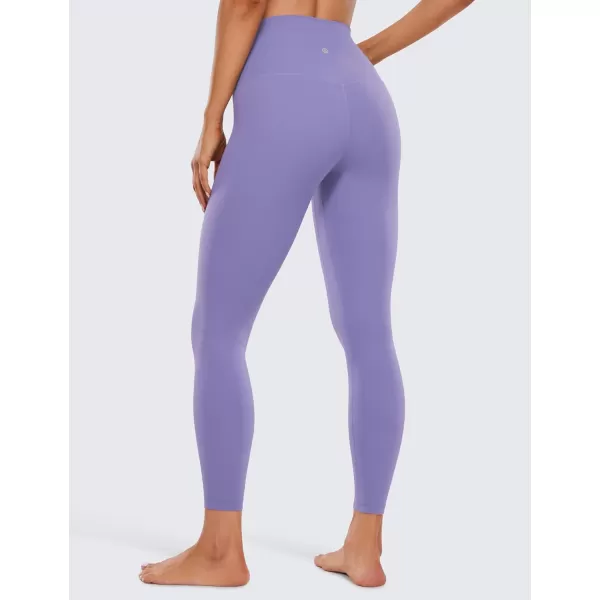 CRZ YOGA Womens Butterluxe High Waisted Yoga Leggings 25  28  Double Seamed Buttery Soft Comfy Athletic Gym Workout PantsDark Lavender Purple