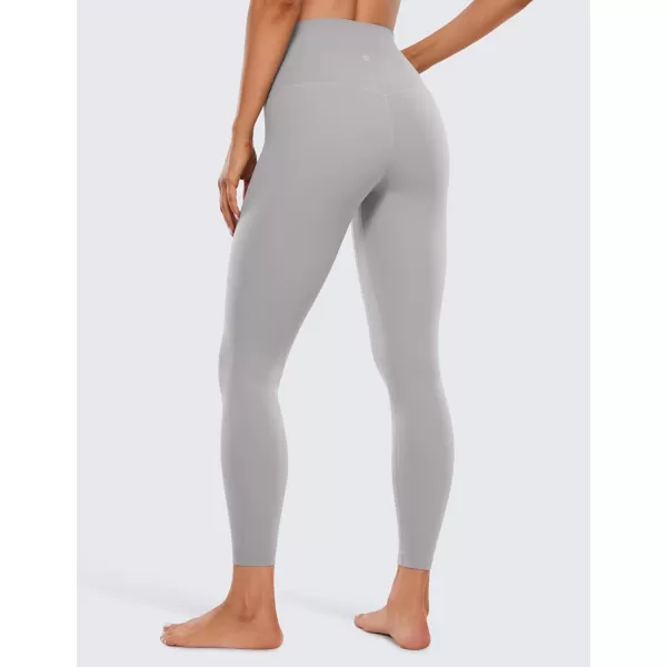 CRZ YOGA Womens Butterluxe High Waisted Yoga Leggings 25  28  Double Seamed Buttery Soft Comfy Athletic Gym Workout PantsGull Gray