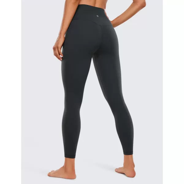 CRZ YOGA Womens Butterluxe High Waisted Yoga Leggings 25  28  Double Seamed Buttery Soft Comfy Athletic Gym Workout PantsMelanite