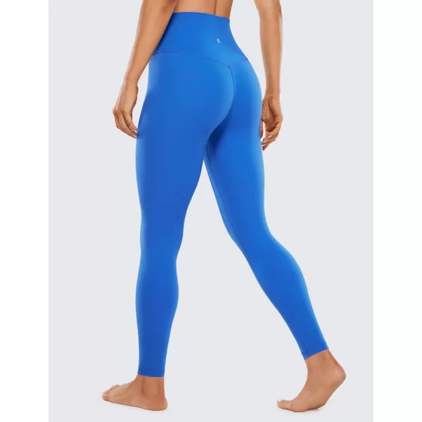 CRZ YOGA Womens Butterluxe High Waisted Yoga Leggings 25  28  Double Seamed Buttery Soft Comfy Athletic Gym Workout PantsSparkle Blue