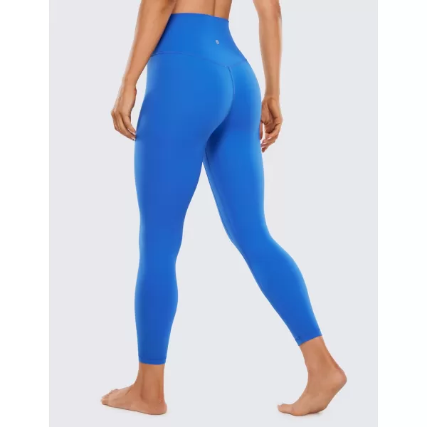 CRZ YOGA Womens Butterluxe High Waisted Yoga Leggings 25  28  Double Seamed Buttery Soft Comfy Athletic Gym Workout PantsSparkle Blue