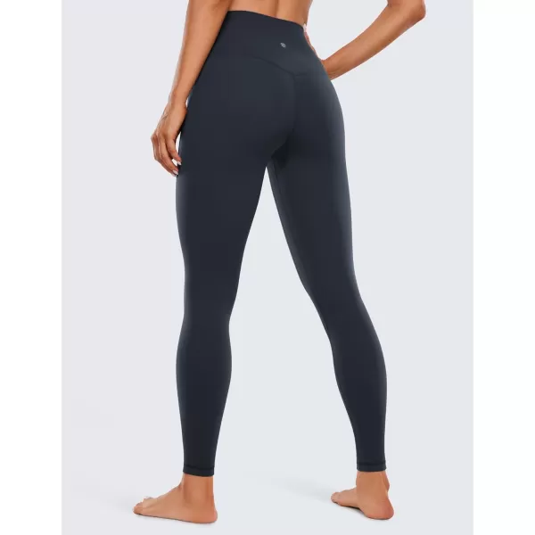 CRZ YOGA Womens Butterluxe High Waisted Yoga Leggings 25  28  Double Seamed Buttery Soft Comfy Athletic Gym Workout PantsTrue Navy