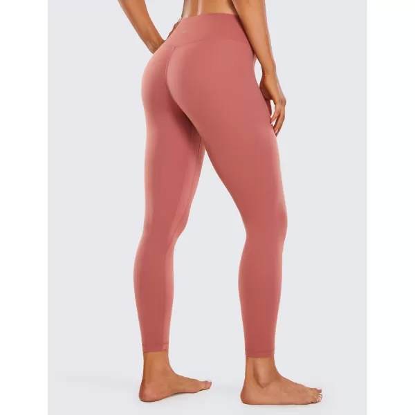 CRZ YOGA Womens Butterluxe Low Rise Workout Leggings 25 Inches  Comfy Buttery Soft Gym Lounge Yoga PantsBriar Rose