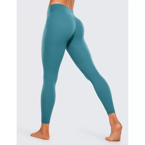 CRZ YOGA Womens Butterluxe Low Rise Workout Leggings 25 Inches  Comfy Buttery Soft Gym Lounge Yoga PantsGreen Jade