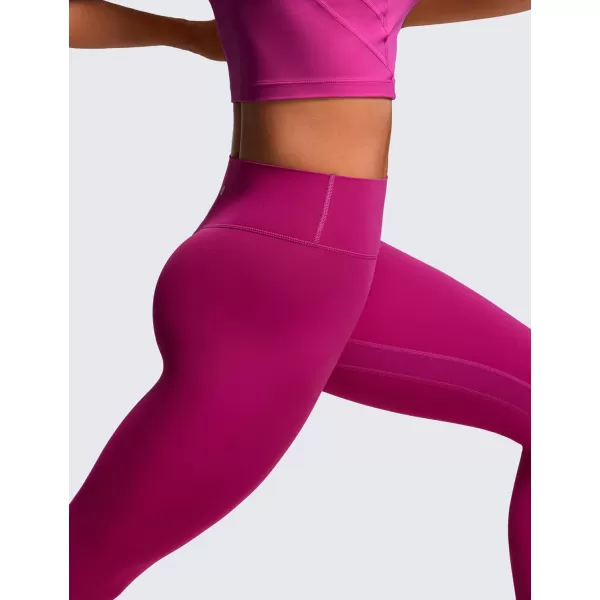 CRZ YOGA Womens Butterluxe Low Rise Workout Leggings 25 Inches  Comfy Buttery Soft Gym Lounge Yoga PantsMagenta Purple