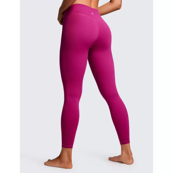 CRZ YOGA Womens Butterluxe Low Rise Workout Leggings 25 Inches  Comfy Buttery Soft Gym Lounge Yoga PantsMagenta Purple