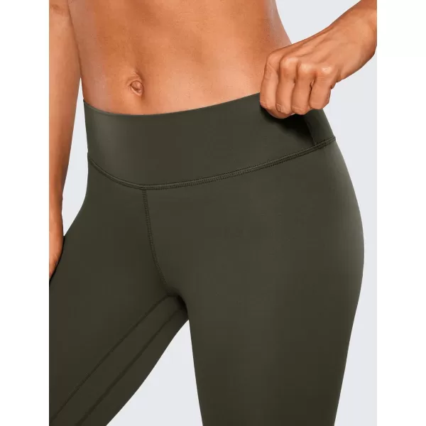 CRZ YOGA Womens Butterluxe Low Rise Workout Leggings 25 Inches  Comfy Buttery Soft Gym Lounge Yoga PantsOlive Green