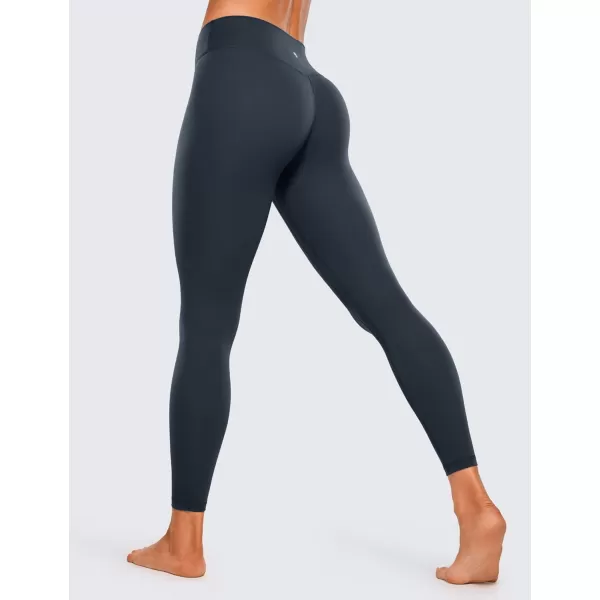 CRZ YOGA Womens Butterluxe Low Rise Workout Leggings 25 Inches  Comfy Buttery Soft Gym Lounge Yoga PantsTrue Navy