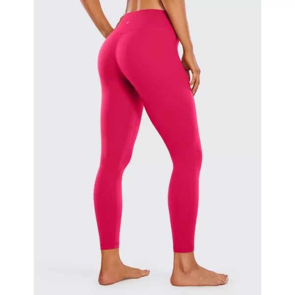 CRZ YOGA Womens Butterluxe Low Rise Workout Leggings 25 Inches  Comfy Buttery Soft Gym Lounge Yoga PantsViva Magenta