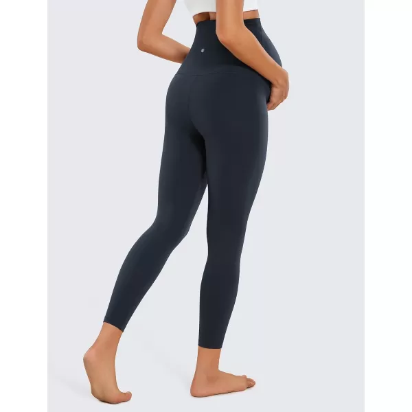 CRZ YOGA Womens Butterluxe Maternity Leggings 25  28  Workout Activewear Yoga Pregnancy Pants Over The Belly Buttery Soft25 inches True Navy