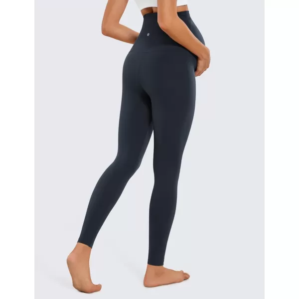 CRZ YOGA Womens Butterluxe Maternity Leggings 25  28  Workout Activewear Yoga Pregnancy Pants Over The Belly Buttery Soft28 inches True Navy