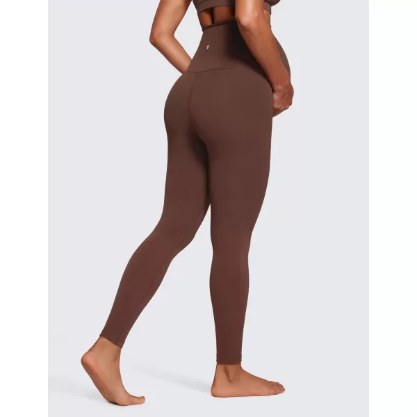 CRZ YOGA Womens Butterluxe Maternity Leggings Over The Belly 28  Workout Activewear Yoga Pregnancy Pants Buttery SoftCoffee Brown