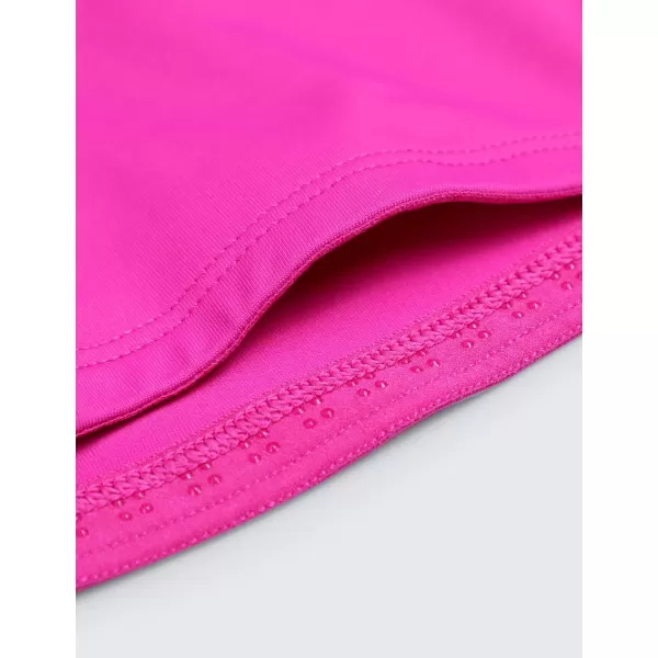 CRZ YOGA Womens High Waisted Pleated Tennis Skirts with Pockets Tummy Control Casual Liner Skorts A Line Workout Golf SkirtsHibiscus Purple