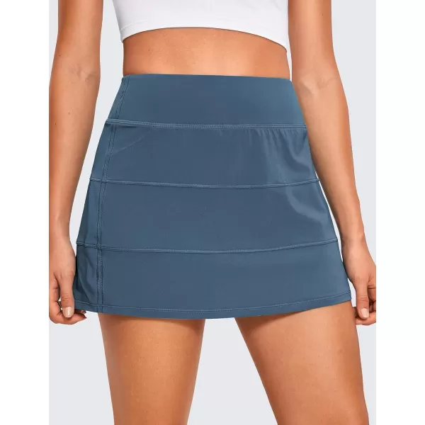 CRZ YOGA Womens High Waisted Tennis Skirts with 3 Pockets Golf Skirts A Line Lightweight Cute Athletic Casual SkortsStelindigo