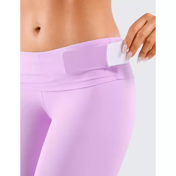 CRZ YOGA Womens Naked Feeling Biker Shorts  3  4  6  8  10 High Waist Yoga Workout Running Shorts SpandexLilac