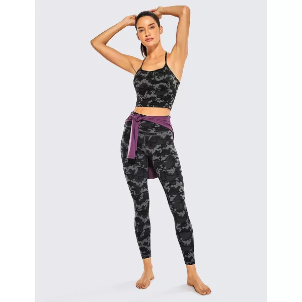 CRZ YOGA Womens Naked Feeling I Workout Leggings 28 Inches  High Waisted FullLength Yoga Pants28 inches Camo Multi 1