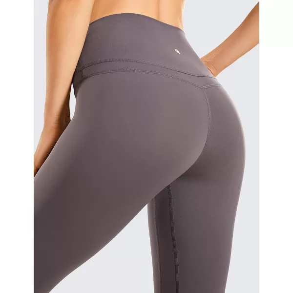 CRZ YOGA Womens Naked Feeling I Workout Leggings 28 Inches  High Waisted FullLength Yoga Pants28 inches Tornado Grey