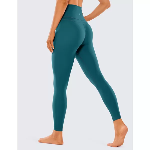 CRZ YOGA Womens Naked Feeling Workout 78 Yoga Leggings  25 Inches High Waist Tight PantsBorealis Green