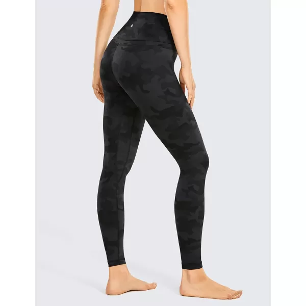 CRZ YOGA Womens Naked Feeling Workout 78 Yoga Leggings  25 Inches High Waist Tight PantsDark Grey Camouflage