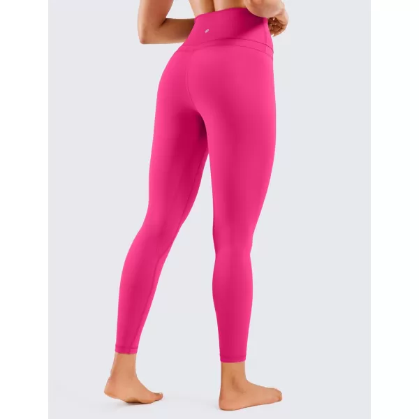 CRZ YOGA Womens Naked Feeling Workout 78 Yoga Leggings  25 Inches High Waist Tight PantsGranita Pink