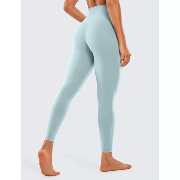 CRZ YOGA Womens Naked Feeling Workout 78 Yoga Leggings  25 Inches High Waist Tight PantsLight Grayish Blue