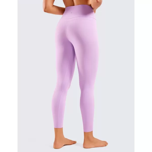 CRZ YOGA Womens Naked Feeling Workout 78 Yoga Leggings  25 Inches High Waist Tight PantsLilac