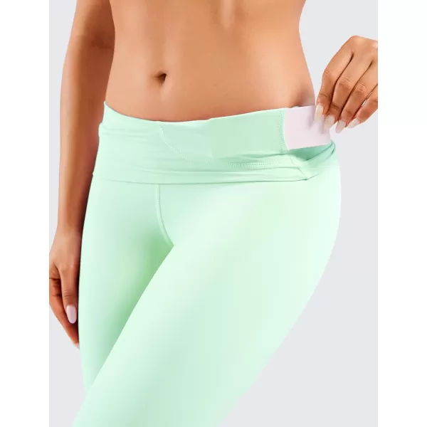 CRZ YOGA Womens Naked Feeling Workout 78 Yoga Leggings  25 Inches High Waist Tight PantsMint Moment