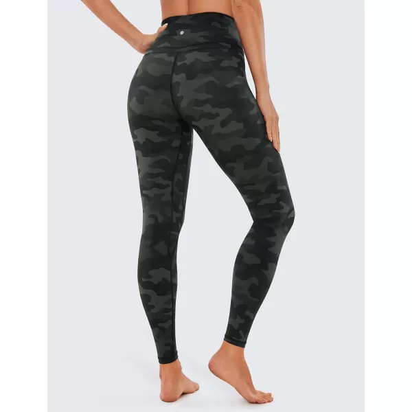 CRZ YOGA Womens Naked Feeling Workout 78 Yoga Leggings  25 Inches High Waist Tight PantsOlive Camouflage