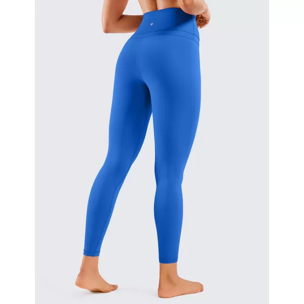 CRZ YOGA Womens Naked Feeling Workout 78 Yoga Leggings  25 Inches High Waist Tight PantsRegular Sparkle Blue