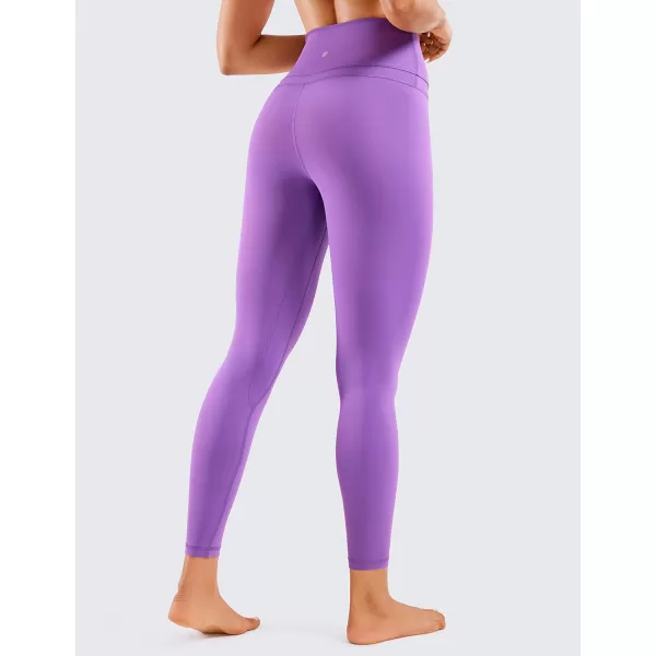 CRZ YOGA Womens Naked Feeling Workout 78 Yoga Leggings  25 Inches High Waist Tight PantsRoyal Lilac