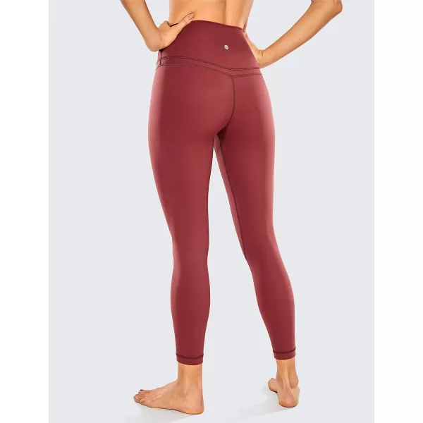 CRZ YOGA Womens Naked Feeling Workout 78 Yoga Leggings  25 Inches High Waist Tight PantsSavannah