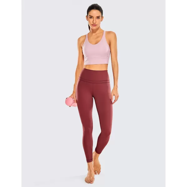 CRZ YOGA Womens Naked Feeling Workout 78 Yoga Leggings  25 Inches High Waist Tight PantsSavannah