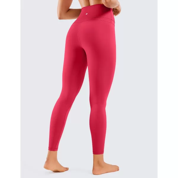 CRZ YOGA Womens Naked Feeling Workout 78 Yoga Leggings  25 Inches High Waist Tight PantsViva Magenta