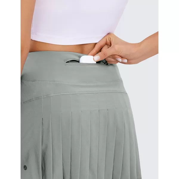 CRZ YOGA Womens Pleated Tennis Skirts with Pockets High Waisted Athletic Golf Skorts Skirts for Women Soft Breathable CuteSterling