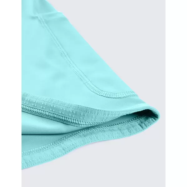 CRZ YOGA Womens Pleated Tennis Skirts with Pockets High Waisted Athletic Golf Skorts Skirts for Women Soft Breathable CuteTurquoise